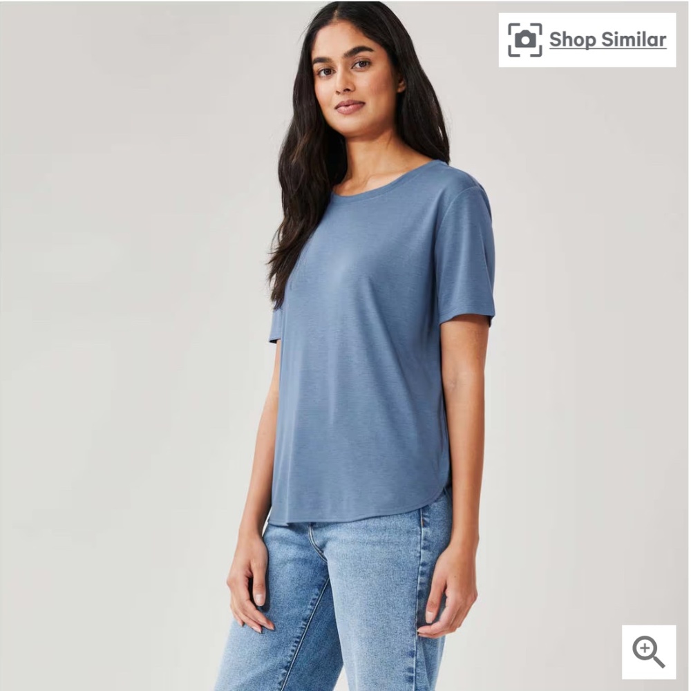 Brand New JOE FRESH Relaxed Fit Tee Shirt Blue